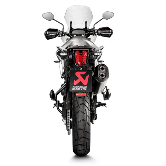 Triumph tiger 800 on sale akrapovic exhaust